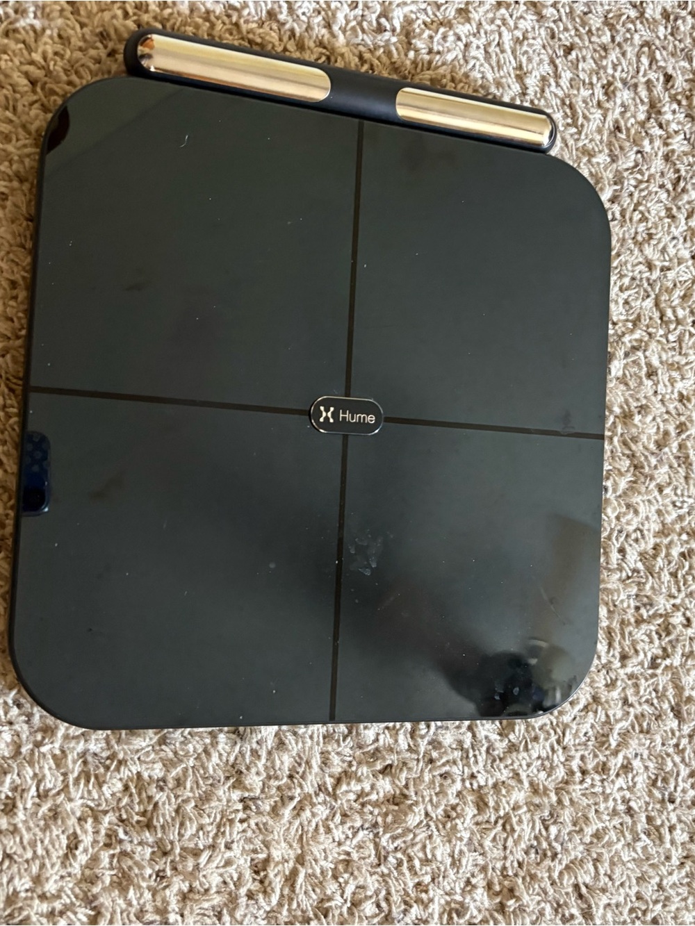 Black Digital Body Scale with Chrome Accents